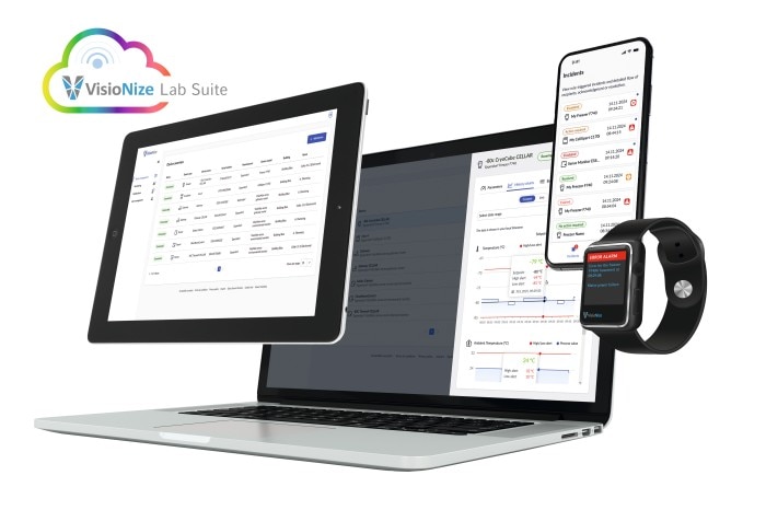 The lab management platform VisioNize Lab Suite