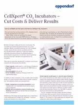 Cover Brochure - CellXpert CO2 Incubators – Cut Costs & Deliver Results