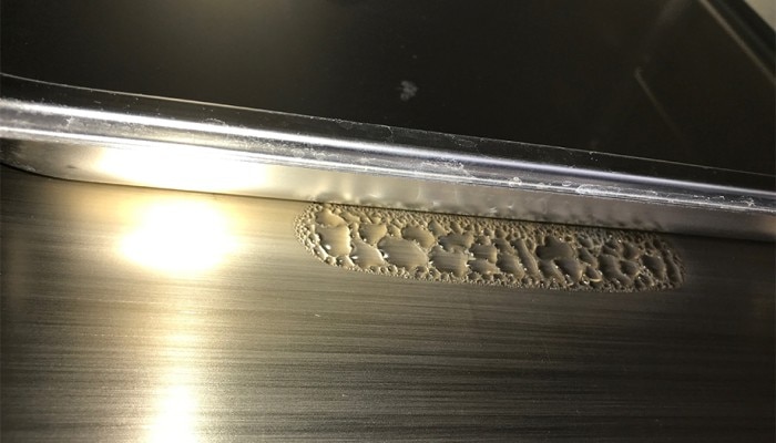 Condensation inside a CO2 incubator