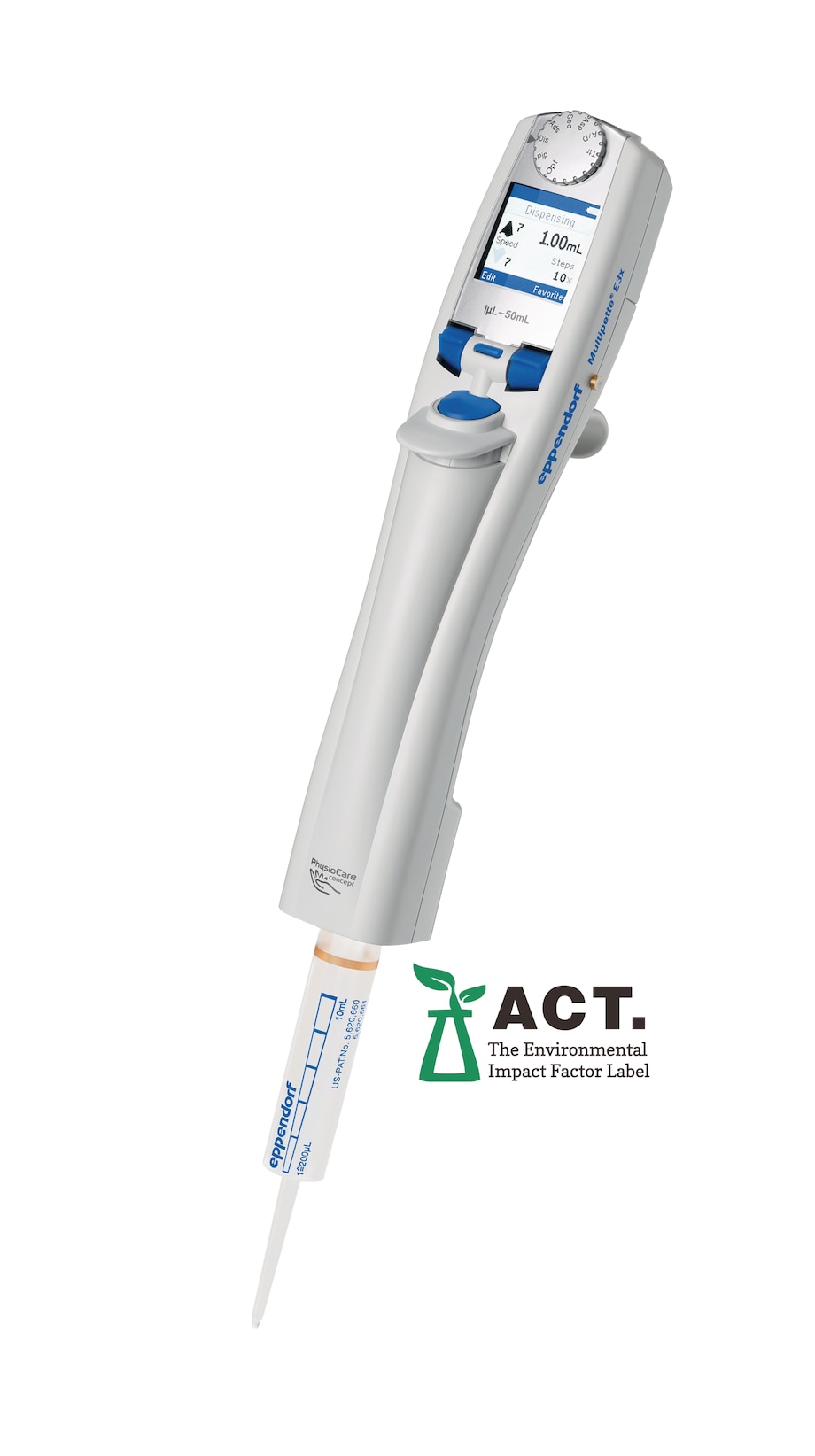 Multipette® E3x electronic multi-dispenser by Eppendorf The Multipette® E3x, a digital repeater pipette by Eppendorf