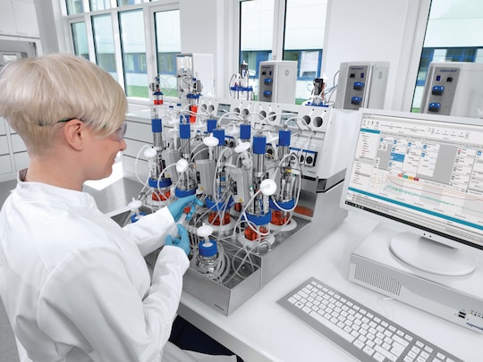 DASbox, BioFlo 320, SciVario twin cell culture workflow