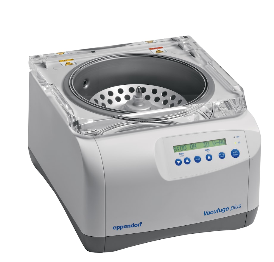 Eppendorf centrifuge Concentrator plus basic device with Rotor F-45-48-11 Eppendorf centrifuge Concentrator plus basic device with Rotor F-45-48-11
