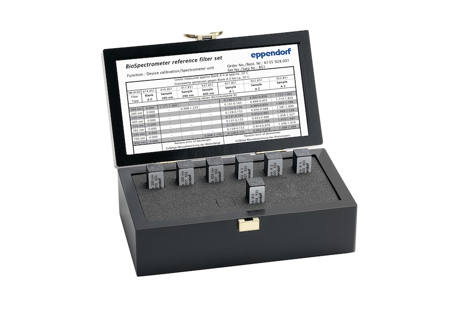 BioSpectrometer Reference filter set BioSpectrometer Reference filter set