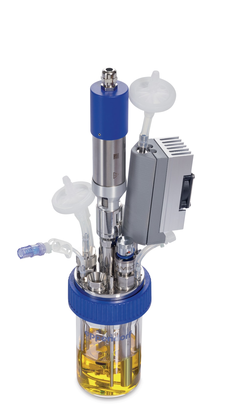 DASbox Mini Bioreactor f, with medium DASbox Mini Bioreactor f, with medium