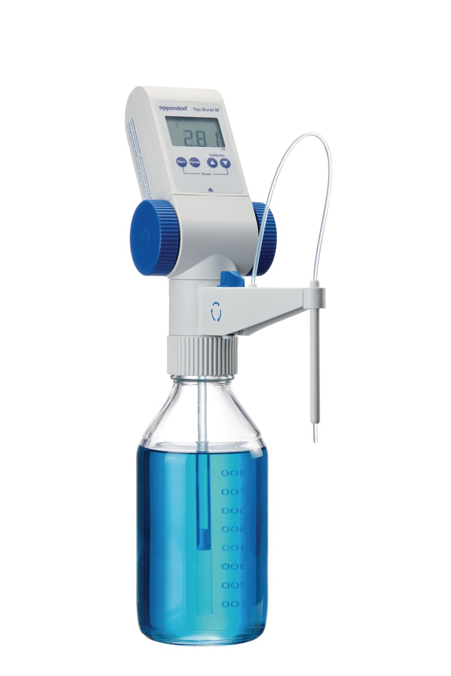 The Eppendorf Top Buret is ideal for continuous titration Eppendorf Top Buret is a precise bottle-top dispenser burette that is ideal for continuous titration