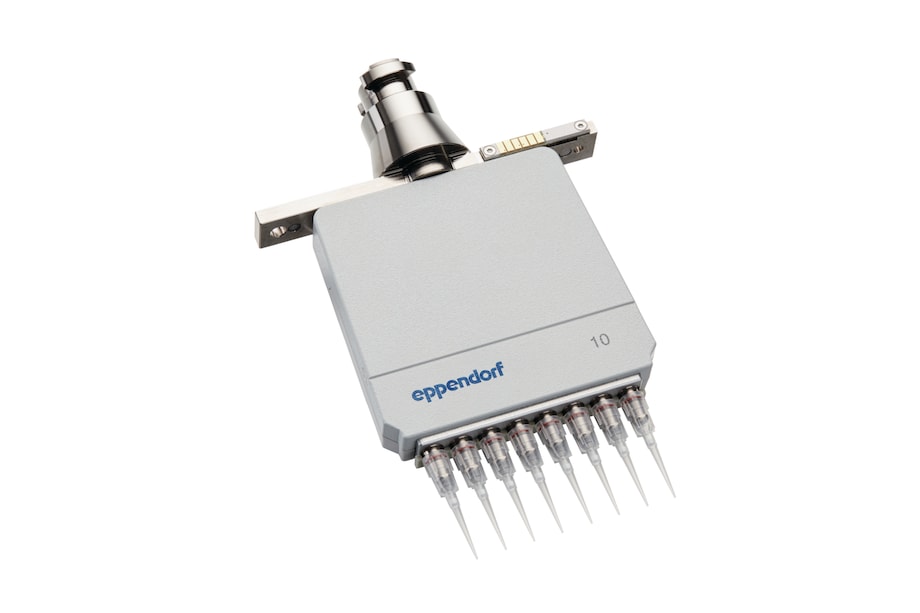TM 10-8, 8-channel dispensing tool (0.2 - 10 µL) Highly precise 8-channel dispensing tool for up to 10 µL for epMotion liquid handler