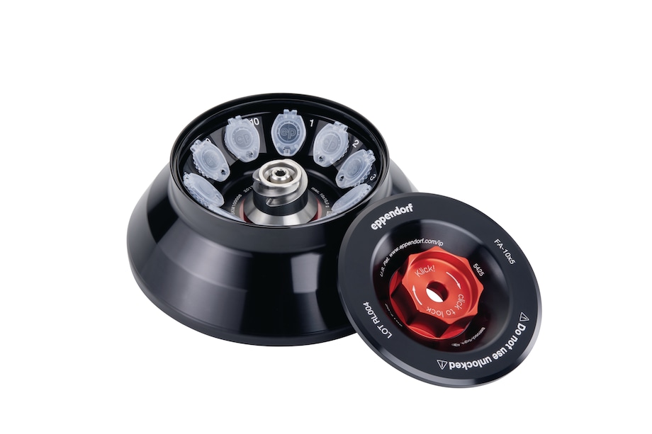 ローターリッド付きエアロゾル密閉遠心機ローター Rotor FA-10 x 5 ローターリッド付きエアロゾル密閉遠心機ローター Rotor FA-10 x 5