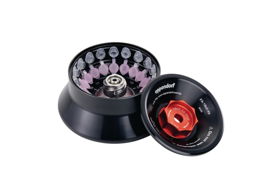 リッド付きCentrifuge 5425 および 5425 R centrifuge Rotor FA-18 x 2-KIT リッド付きCentrifuge 5425 および 5425 R centrifuge Rotor FA-18 x 2-KIT