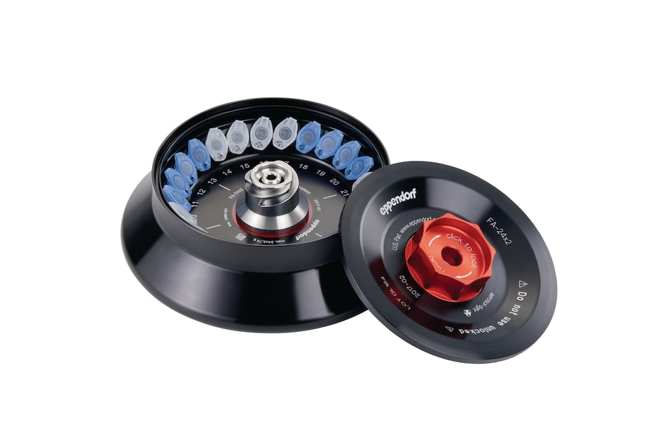リッド付きCentrifuge 5425 および 5425 R用Eppendorf遠心機ローター Rotor FA-24 x 2 リッド付きCentrifuge 5425 および 5425 R用Eppendorf遠心機ローター Rotor FA-24 x 2