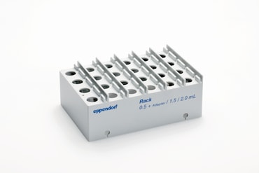 Tuberack for up to 24 tubes from 0.5-2.0 mL fro automated liquid handler epMotion