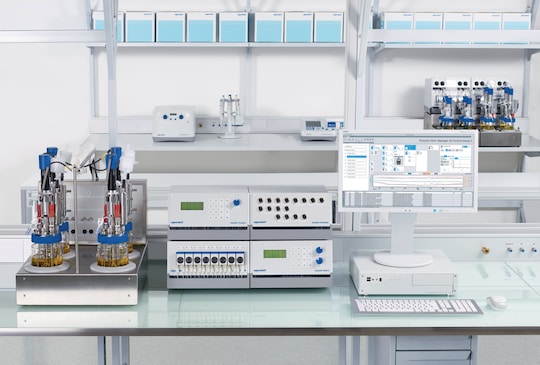 DASGIP Parallel Bioreactor System for Microbiology with Bioblock, lab DASGIP Parallel Bioreactor System for Microbiology with Bioblock, lab